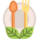 Иконка на чиния с прибори